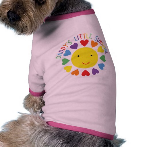 Daddy's Little Sunshine Dog Tshirt