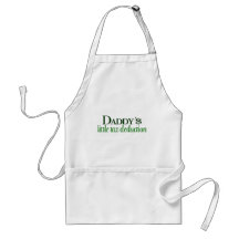 Daddy's little tax deduction apron