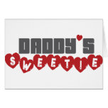 daddy's sweetie2 greeting card