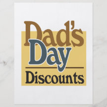 Dads Day Discounts Flyers