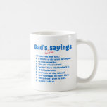 Dads favourite sayings mug