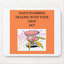 dad's plumbing service mousepad
