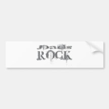 Dads Rock Bumper Stickers