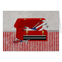 Dad's Toolbox Greeting Card
