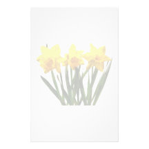 Daffodil Trio Stationery Design