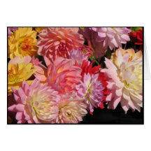 Dahlia Birthday Cards