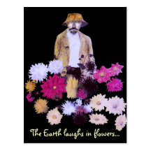 Dahlia Gardener Postcard