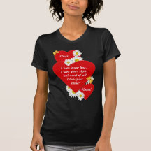 Daisies and Butterflies Valentine Love Shirt