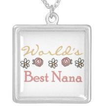 Daisies and Roses Best Nana Gifts Necklaces