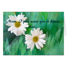 Daisies Angel Mother  Card