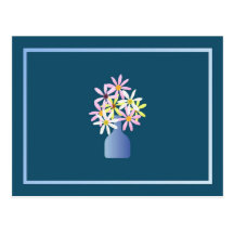 Daisies in a Vase Postcard