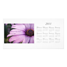 Daisies infinite Uplift in praise... 2011 Calender Photo Cards