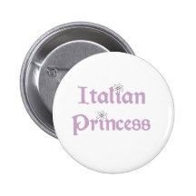 Daisies Italian Princess Pinback Buttons