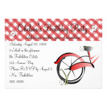 Daisy Bike Ride Custom Invitation