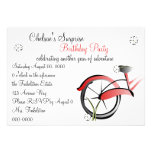Daisy Bike Ride Personalized Invitations