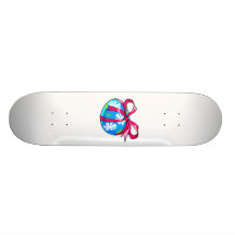 daisy blue egg red ribbon.png skate deck
