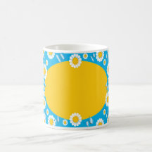 Daisy Border Mugs