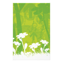 Daisy Flowers Personalized Stationery
