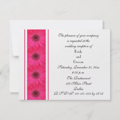 Sample wedding invitation wording reception only