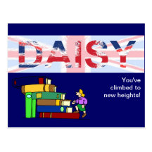 Daisy, personalised gift postcards
