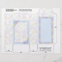 Daisy Pinch Box Party Favours. Birthday or wedding Flyer