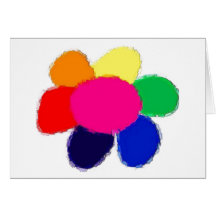 Daisy Rainbow Greeting Cards