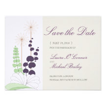 Daisy Save the Date Cards Custom Invites
