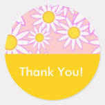 Daisy Thank You Sticker