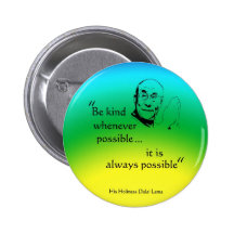 Dalai Lama: Be Kind Pin