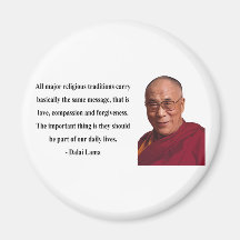 dalai lama quote 12b refrigerator magnet