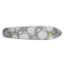 Dalek "Old School" Grey Skate Boards