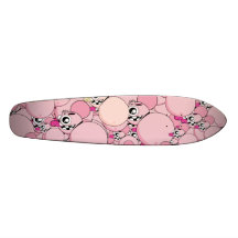 Dalek "Old School" Pink Custom Skateboard