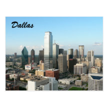 dallas downtown postcard