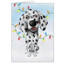Dalmatian Christmas Greeting Cards
