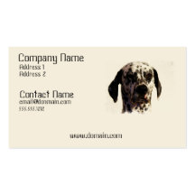 Dalmatian Dog Business Card
