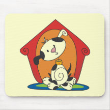 Dalmation in Dog House T-shirts and Gifts Mouse Pads