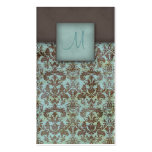 Damask Business Card Interior Design 5
