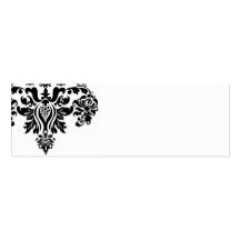Damask business cards