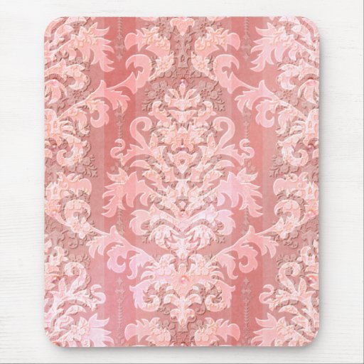 Damask Cut Velvet, Antique Lace Mousepad