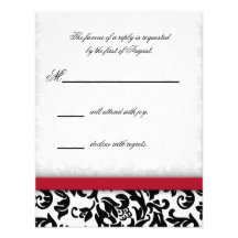 Damask Delight Custom Invite