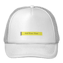Damask Delight in Yellow Mesh Hats