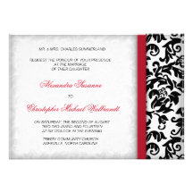 Damask Delight Wedding Invitation