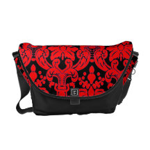 Damask Design Commuter Bags