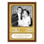 Damask Golden (50th) Anniversary Party invitation