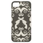 Damask guns grunge western pistols revolvers case iPhone 5 cases