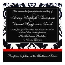 Damask Invitation