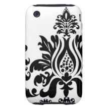 Damask iPhone Case Tough iPhone 3 Case