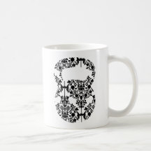 Damask Kettlebell Mug