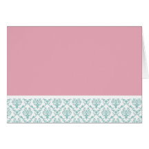 Damask Note Card
