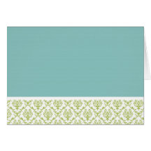 Damask Note Card